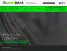 Tablet Screenshot of cagatayelektrik.com.tr